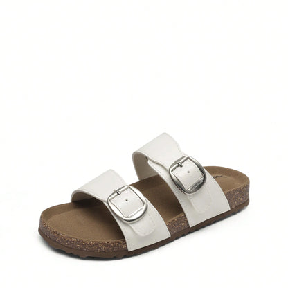 Girls Boys Slides For Kids Non-Slip With Adjustable Straps For Indoor & Outdoor Toddler Little Kid/Big Kid