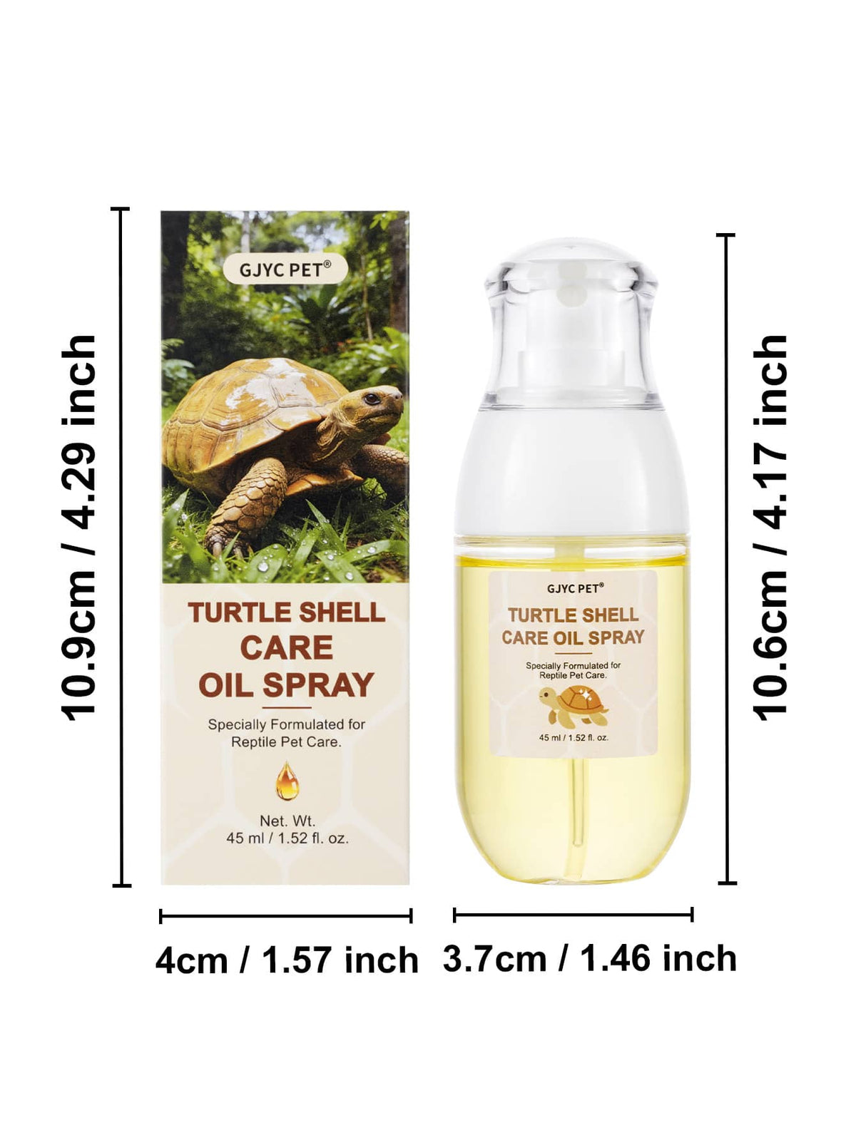 GJYC PET 1 Oz Turtle Shell Care Cream- Shell Care Conditioner, Moisturizer, Cleanser And Protective Wax