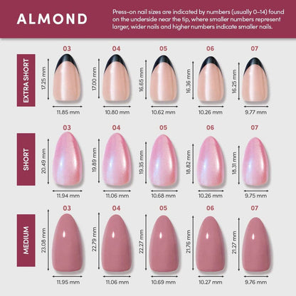Glamnetic Press On Nails - Pink Comet