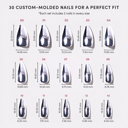 Glamnetic Press On Nails - Platinum