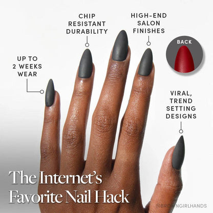 Glamnetic Press On Nails - Red Bottom
