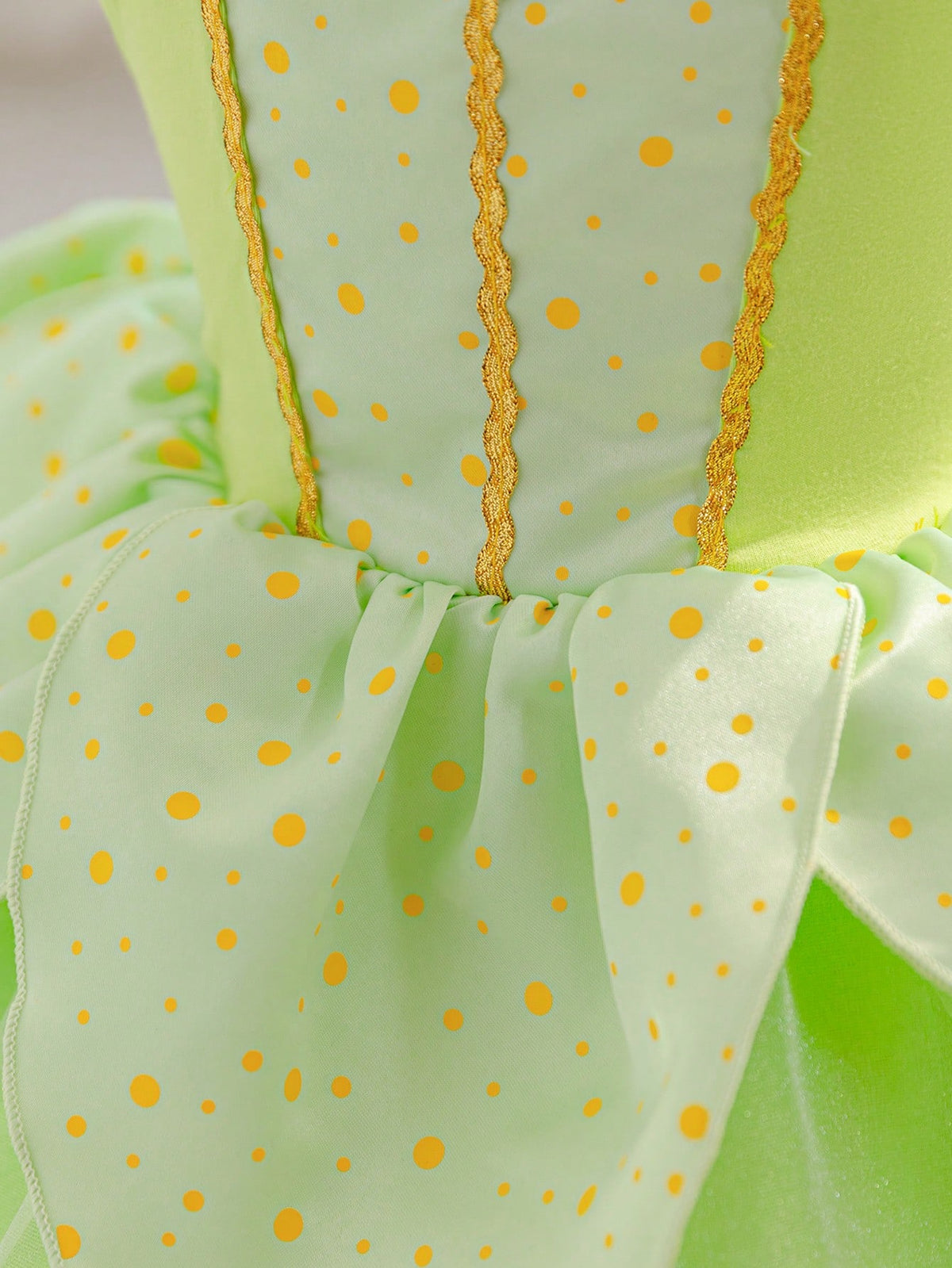 Glamorique Kids Baby GirlPrincess Green Mesh Dress, Party Wear, Birthday Party, Wedding Holiday Formal Gown, Elegant Dress, Middle East, Europe
