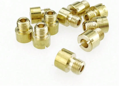 Glixal Jog 50cc 72cc 1PE40QMB Scooter Carburetor VM11_22 Pit Bike ATV Dirt Bike Main Jet #70#75#80#85#90#95#100#105#110#115 (10 Pcs Set, M6 X 075)