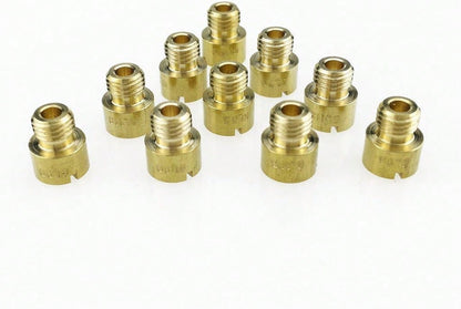 Glixal Jog 50cc 72cc 1PE40QMB Scooter Carburetor VM11_22 Pit Bike ATV Dirt Bike Main Jet #70#75#80#85#90#95#100#105#110#115 (10 Pcs Set, M6 X 075)