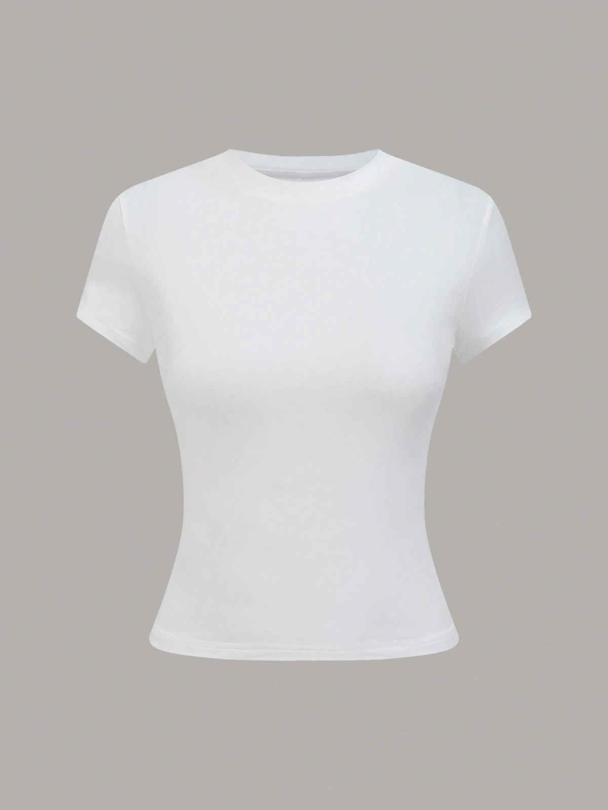 GlowEve 's Women's Summer Casual Crew Neck Short Sleeve T-Shirt Tops,Solid Color Black And White Basics Everyday For Work Office, Party