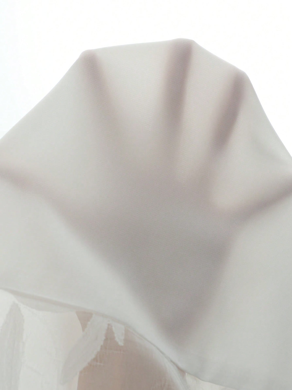 GlowEve Women's Elegant White Chiffon Blouse,Short Sleeve Button-Down V Neck Shirt For Summer Work,Office,Casual & Vacation Wear,Solid Sheer Shoulder Top