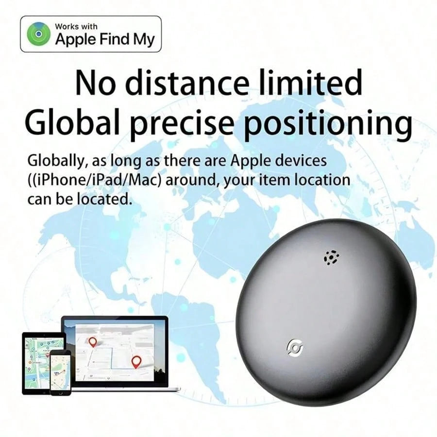 GPS Tracker For Car,Mini Trackers Device With Weatherproof-No Monthly Fee-Best Hidden GPS Trackers,Anti-Lost Device,Works With Apple Find My Gift