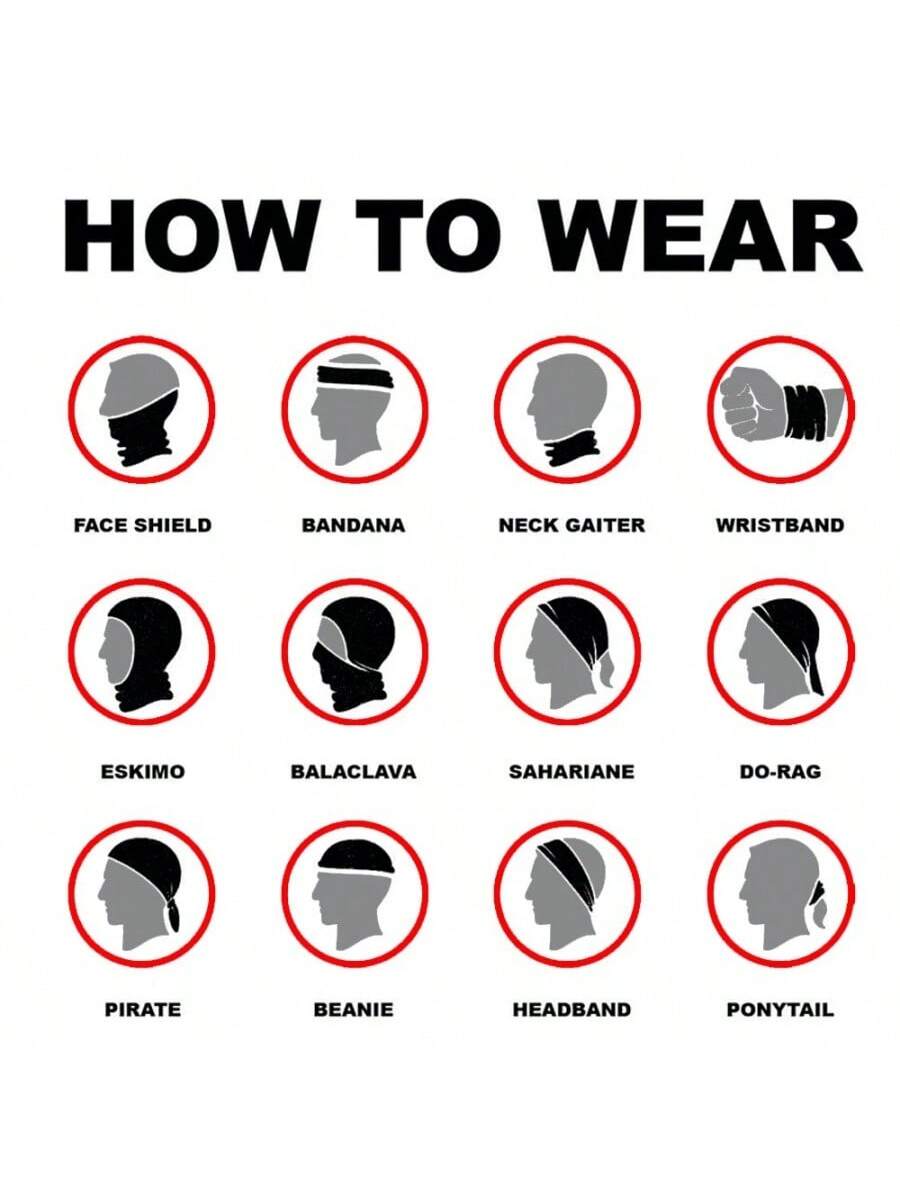 Gradient Color UV Protection Face Mask & Neck Gaiter, Made Of Polyester, Suitable For Cycling, Fishing, Hiking, Camping To Protect Face And Neck, Also Suitable For Motorcycling And Skiing, This Year's