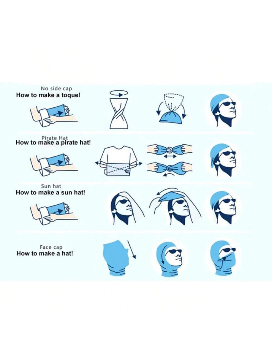 Gradient Color UV Protection Face Mask & Neck Gaiter, Made Of Polyester, Suitable For Cycling, Fishing, Hiking, Camping To Protect Face And Neck, Also Suitable For Motorcycling And Skiing, This Year's
