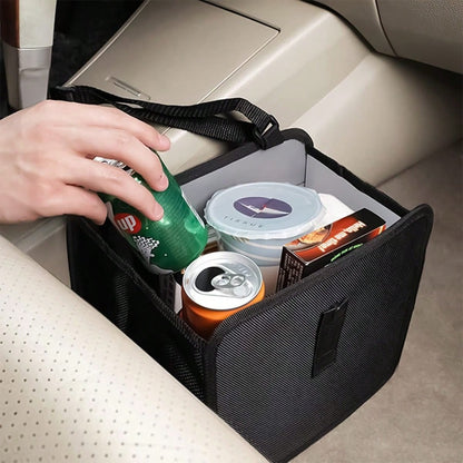 Hanging Car Trash Can Bin Wear-Resistant Oxford Cloth Vehicle Trash Bin For Truck SUV Car Accessories