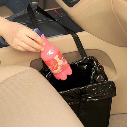 Hanging Car Trash Can Bin Wear-Resistant Oxford Cloth Vehicle Trash Bin For Truck SUV Car Accessories