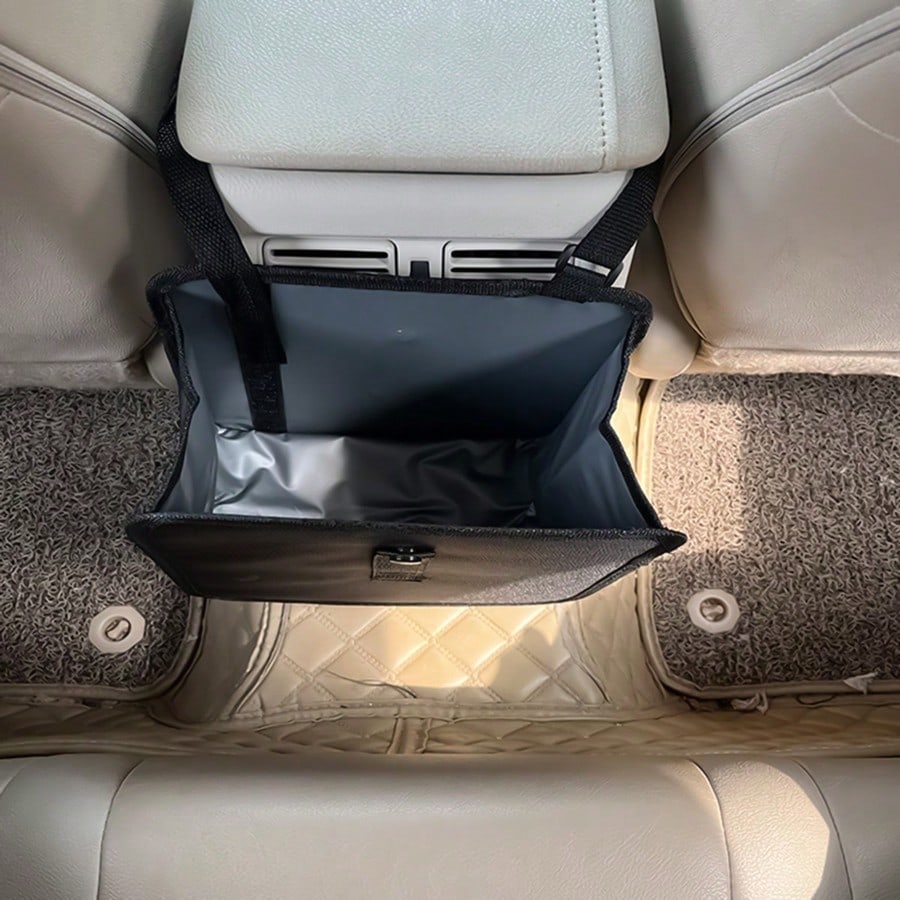 Hanging Car Trash Can Bin Wear-Resistant Oxford Cloth Vehicle Trash Bin For Truck SUV Car Accessories