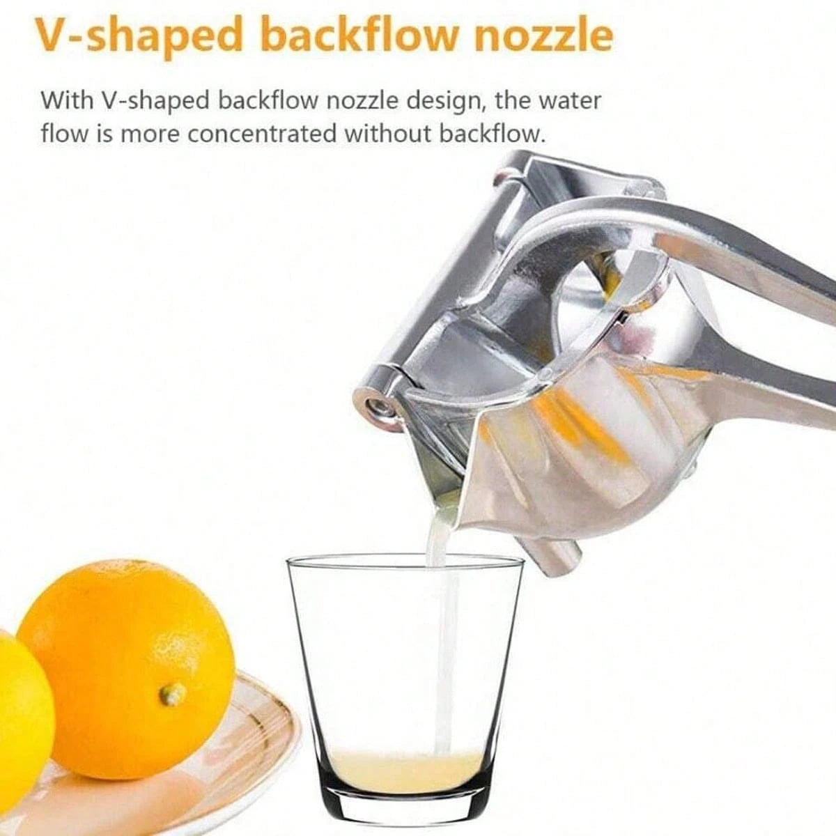 High Quality Handheld Citrus Juicer, Lemon Juicer, Lime Juicer, Manual Citrus Juicer, Premium Metal Lemon Squeezer, Manual Lemon Juicer, Heavy Duty Metal Manual Juicer, Juicer