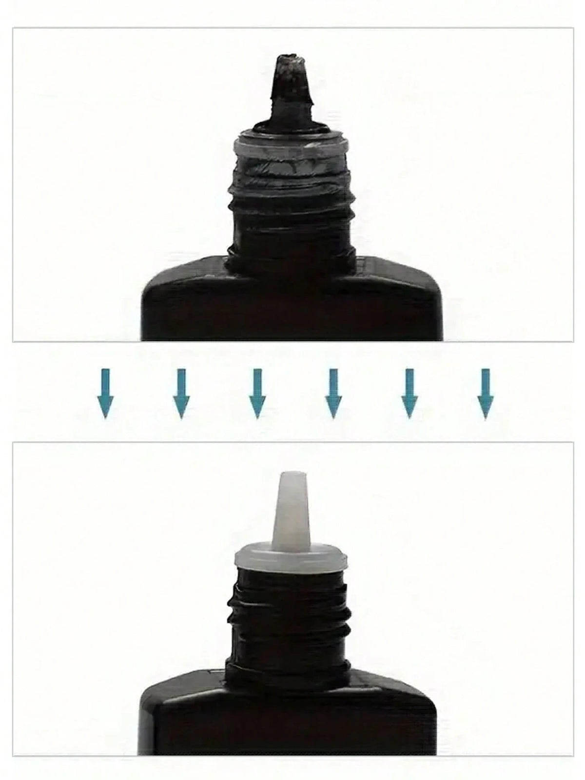 HMQ beauty Eyelash Extension Glue Bottles Sealing Caps- Non-Electric, Reusable Leak-Proof Seal For Adhesive Containers, Easy To Apply Beauty Salon Replacement Plugs- Multi Pack
