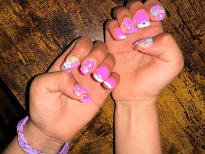 Hot Focus, Inc. - 5-Days Impress Nails - Groovy Flower
