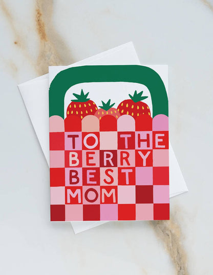 Idlewild Co. Greeting Card - Strawberry Basket Best Mom