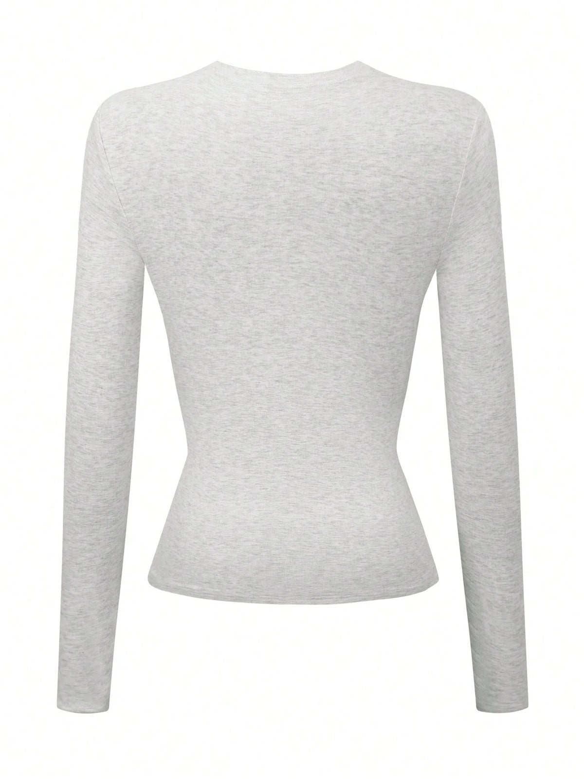 INAWLY 3-Piece Set Women's Solid Color Long Sleeve Crew Neck T-Shirts Fall Cloth For Women