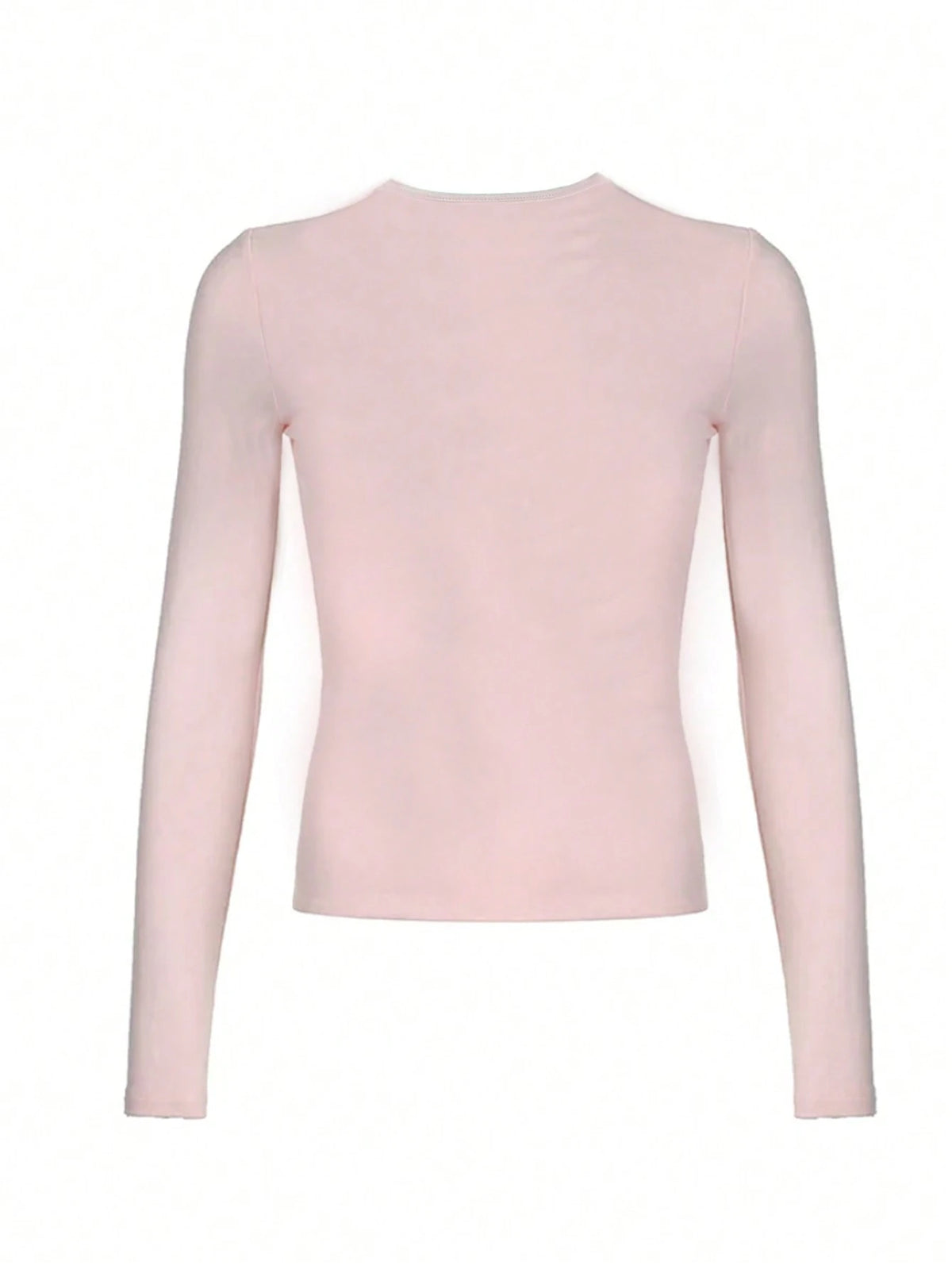 INAWLY Grey,Fall Winter,Casual,Everyday Simple Slim-Fitting Long-Sleeved Women Summer Style,Comfortable Versatile Daily Wear For School,Shopping &
