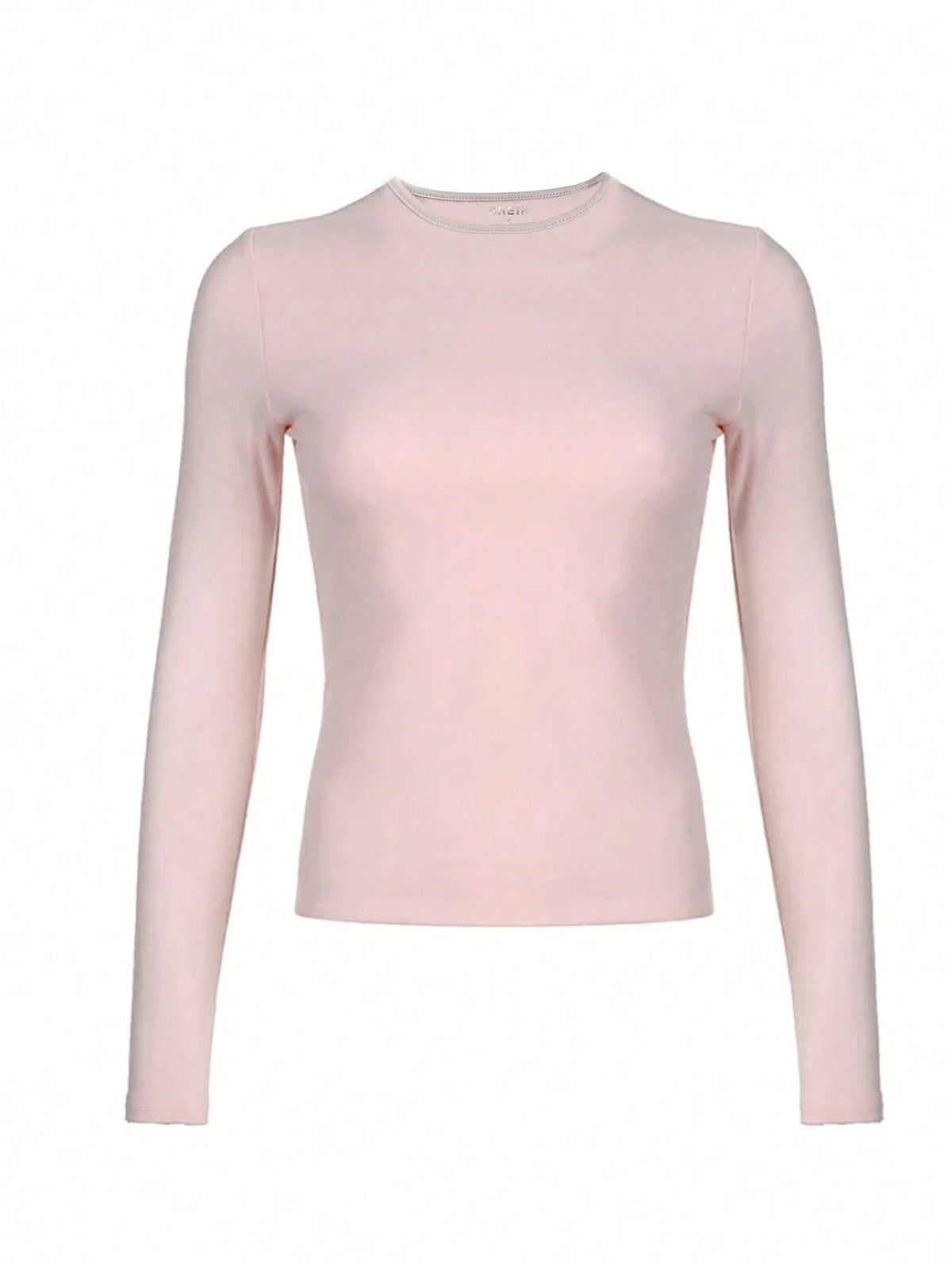 INAWLY Grey,Fall Winter,Casual,Everyday Simple Slim-Fitting Long-Sleeved Women Summer Style,Comfortable Versatile Daily Wear For School,Shopping &