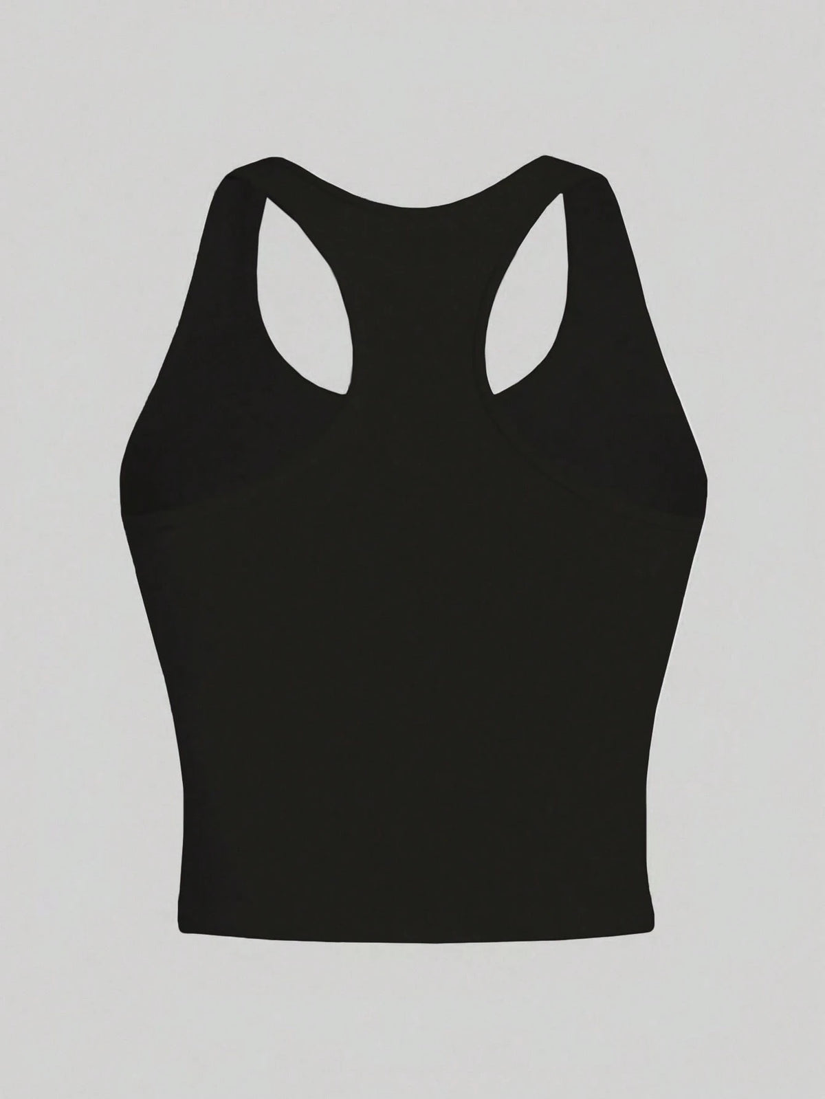 INAWLY Solva Casual Fashionable Summer Solid Color Slim Fit Women Tank Tops Everyday Black