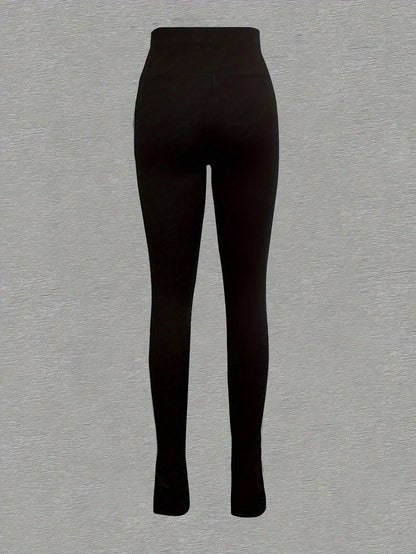 INAWLY Women's Casual Contrast Side Slouchy Leggings Fall Cloth For Women