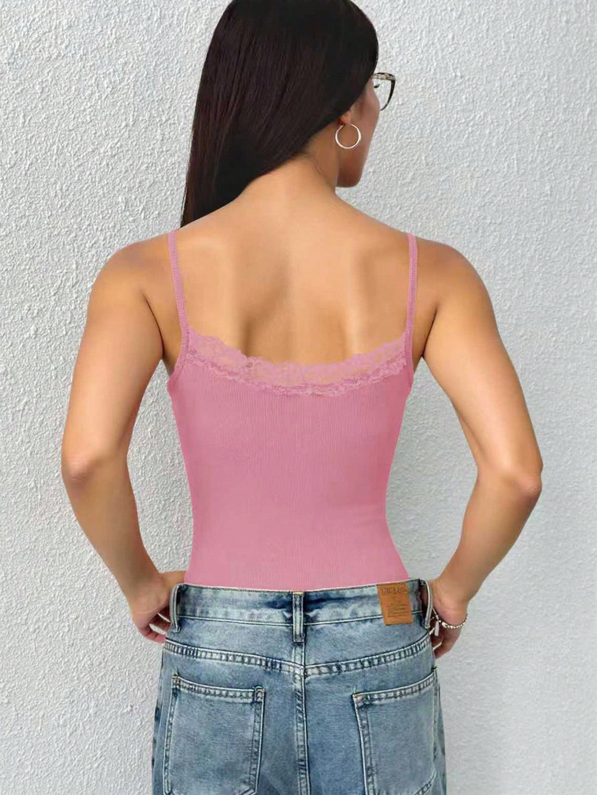 INAWLY Women's Sweet Lace Trim Camisole