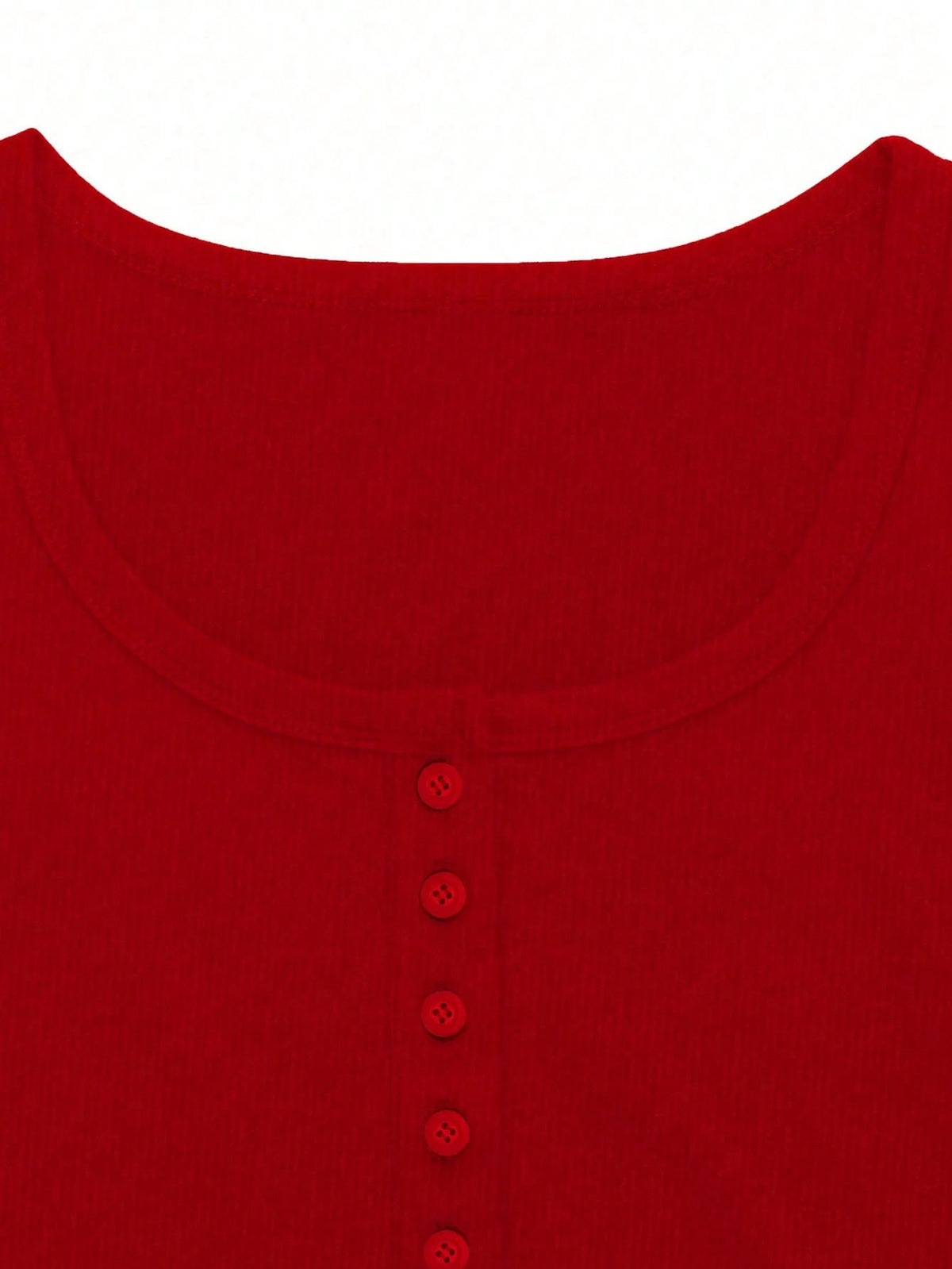 INAWLY Women Summer Short Sleeve T-Shirt With Front Button And Scoop Neckline