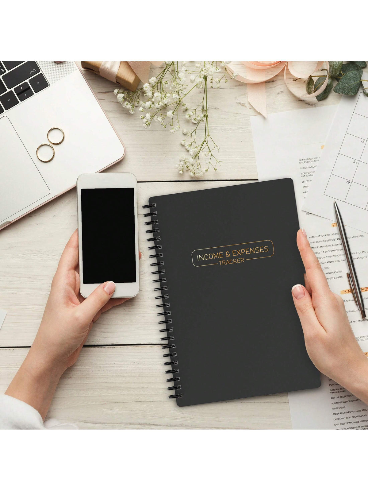 Income And Expense Tracker Notebook For Better Money Management- Bookkeeping Record Book- Income And Expense Log Book Small Business- Ledger Books For Bookkeeping Back To School School Supplies