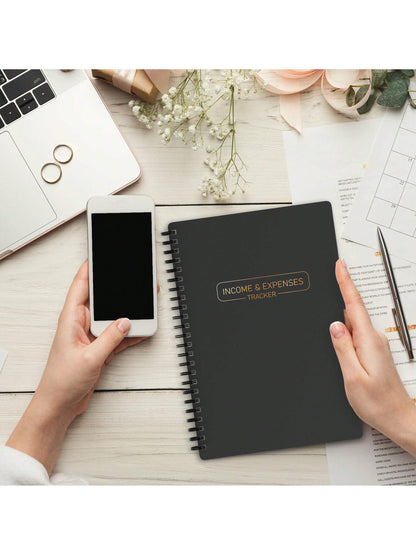 Income And Expense Tracker Notebook For Better Money Management- Bookkeeping Record Book- Income And Expense Log Book Small Business- Ledger Books For Bookkeeping Back To School School Supplies