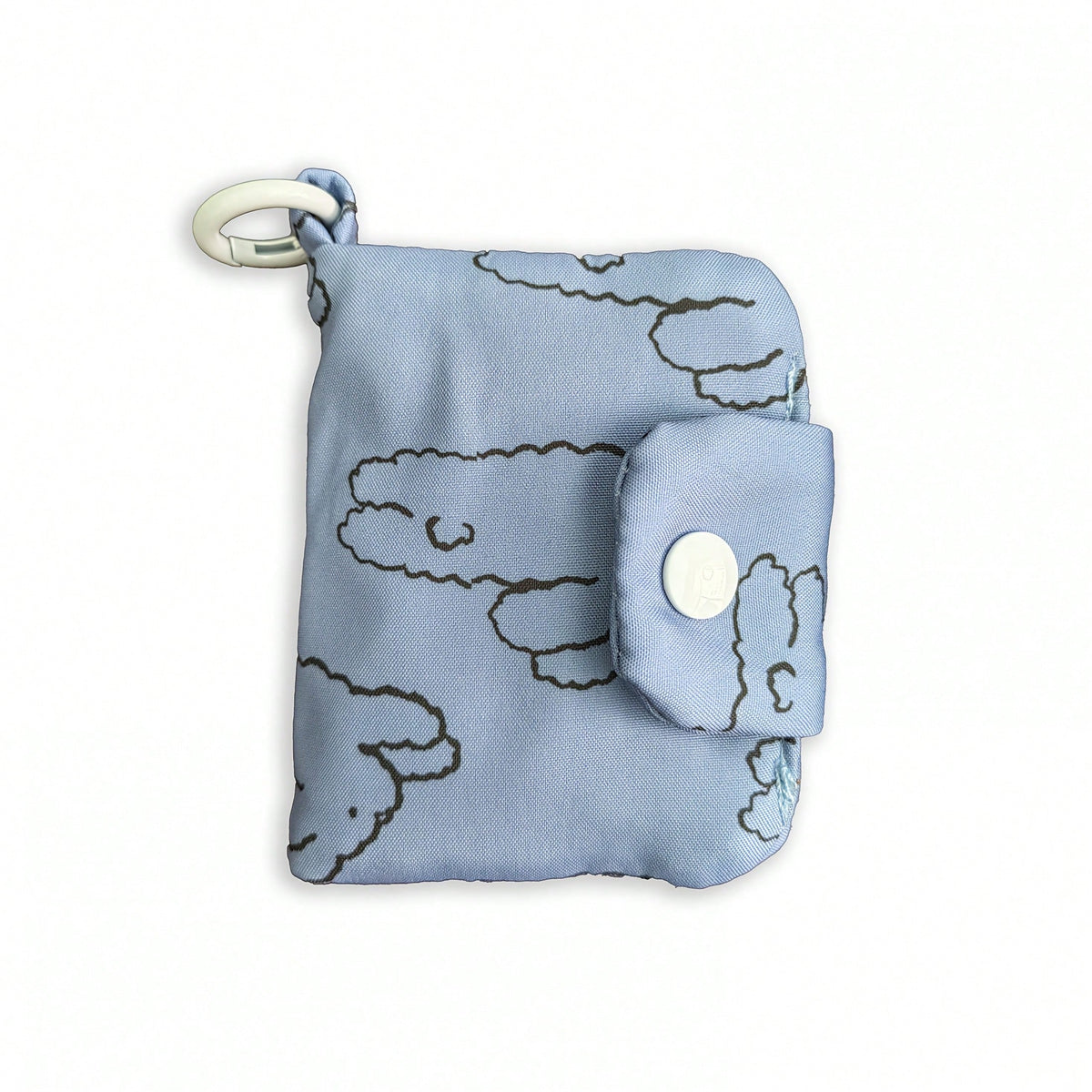 Ins Niche Coin Purse, Cute Daisy Floral Multi-Layer Card Holder, Canvas Bag, Medium Bag, Miscellaneous Bag, Women's Card Holder