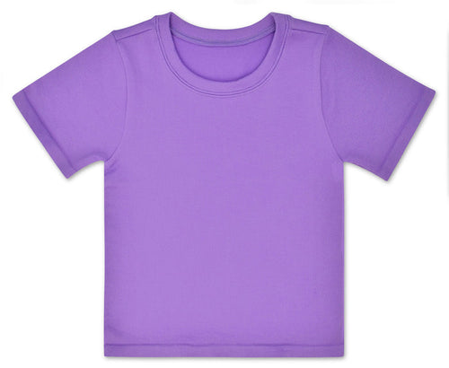 Iscream - Ribbed Short Sleeve Shirt - Vivid Violet
