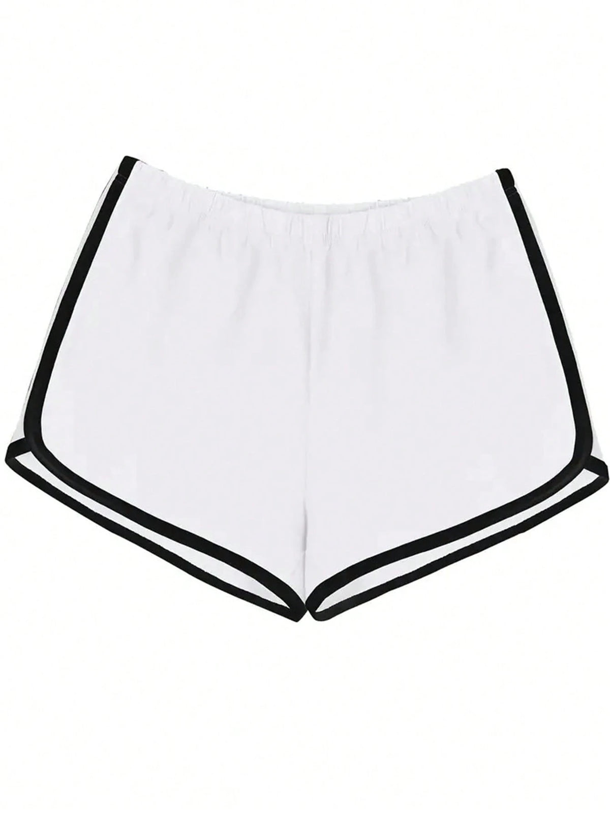 IslaSuriya Women's Casual Versatile Contrast Trim Shorts, For Gym