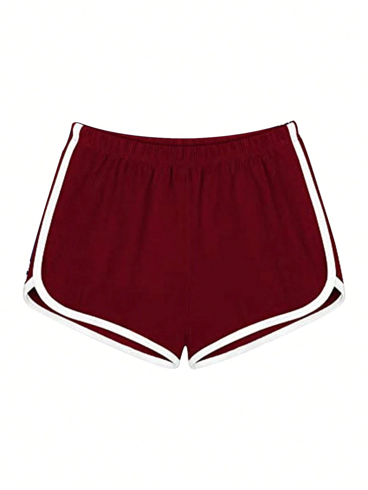 IslaSuriya Women's Casual Versatile Contrast Trim Shorts, For Gym