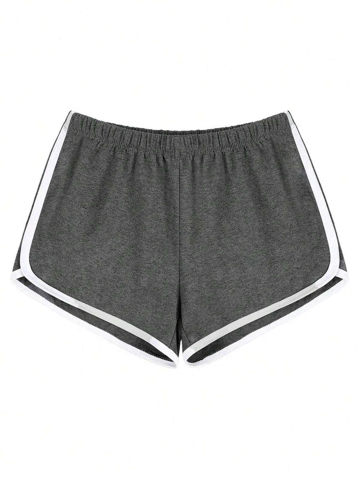 IslaSuriya Women's Casual Versatile Contrast Trim Shorts, For Gym