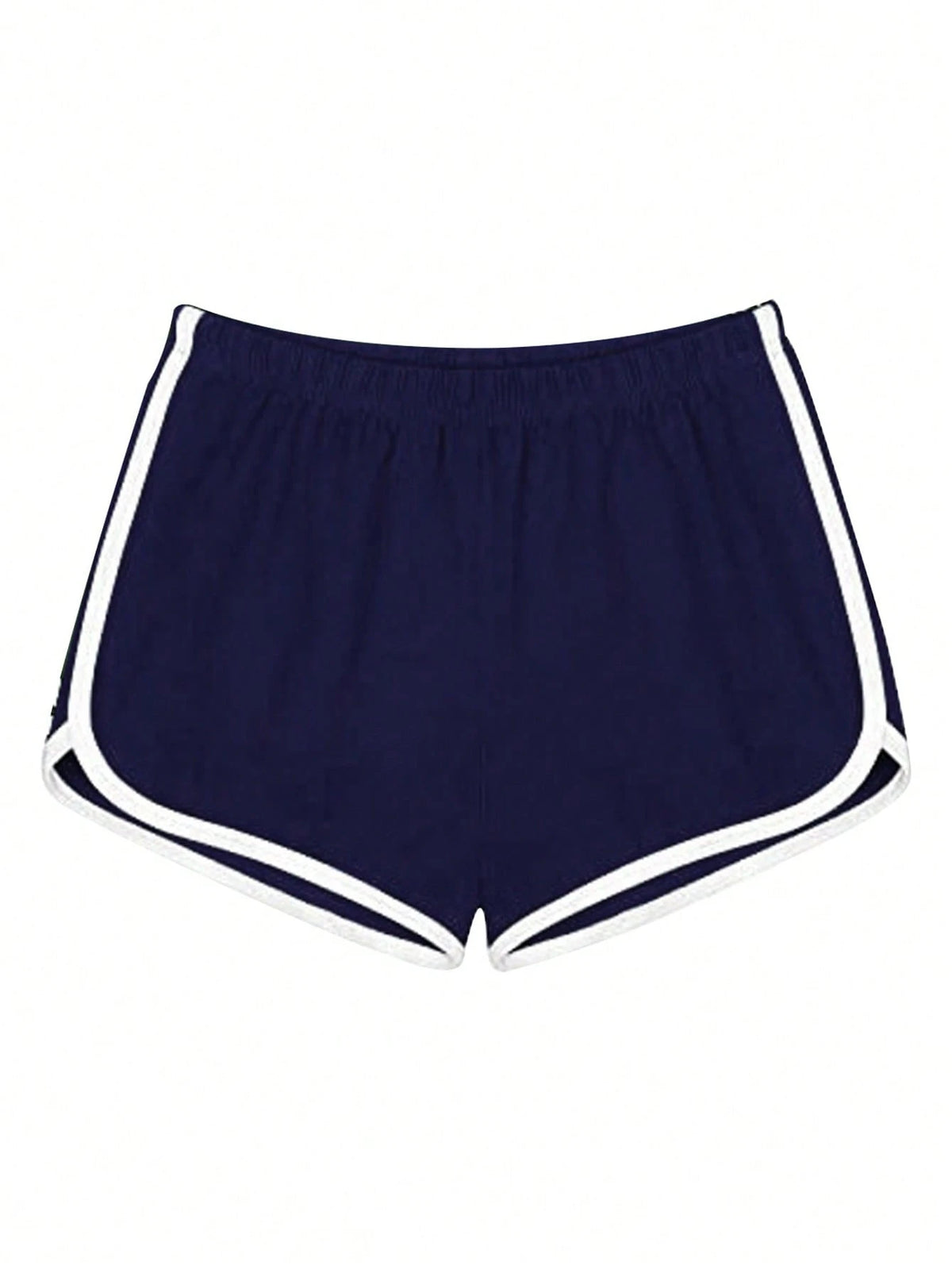 IslaSuriya Women's Casual Versatile Contrast Trim Shorts, For Gym