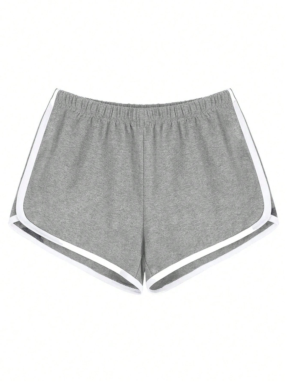 IslaSuriya Women's Casual Versatile Contrast Trim Shorts, For Gym
