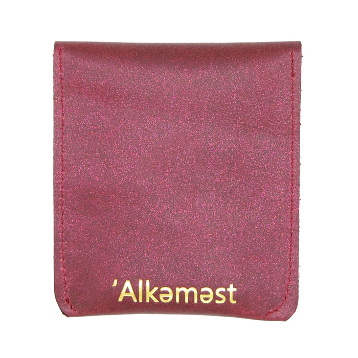 Itty Bitty Leather Coin Pouch - Burgundy