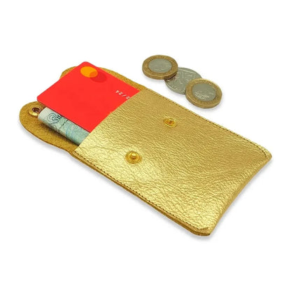 Itty Bitty Leather Coin Pouch - Burgundy