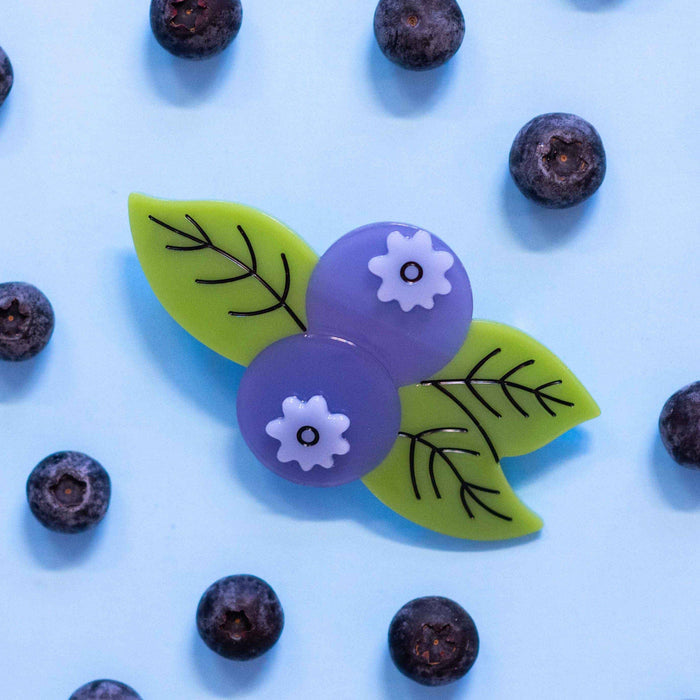 Jenny Lemons French Barette - Blueberry