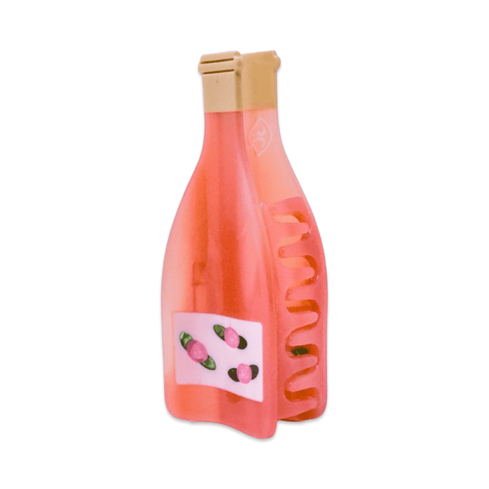 Jenny Lemons Hair Claw Clip - Large Rose Wine Bottle