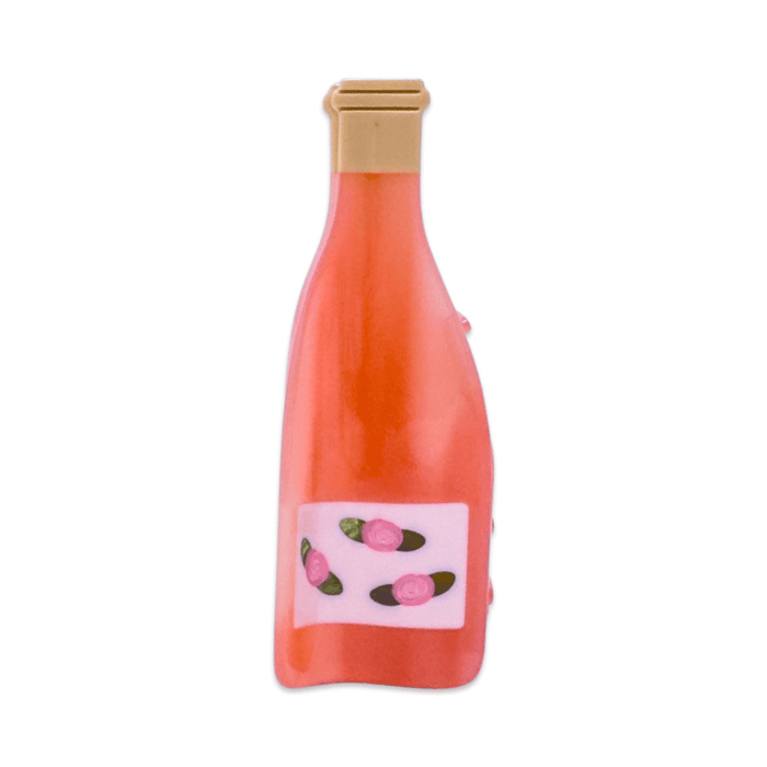 Jenny Lemons Hair Claw Clip - Large Rose Wine Bottle
