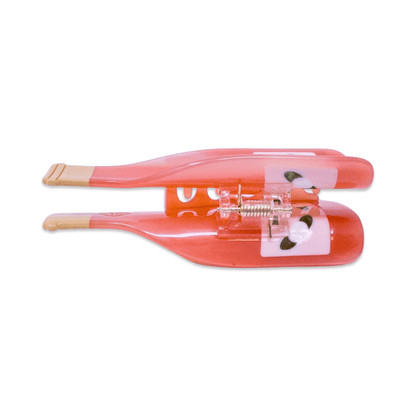 Jenny Lemons Hair Claw Clip - Large Rose Wine Bottle