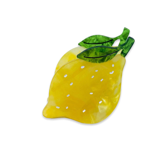 Jenny Lemons Hair Claw Clip - Midi Lemon