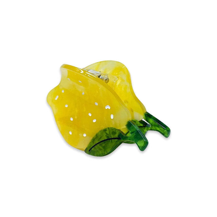 Jenny Lemons Hair Claw Clip - Midi Lemon