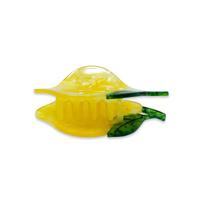 Jenny Lemons Hair Claw Clip - Midi Lemon