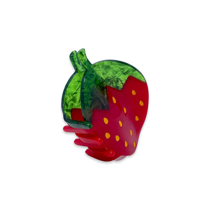Jenny Lemons Hair Claw Clip - Midi Red Strawberry