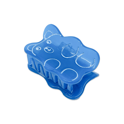 Jenny Lemons Hair Claw Clip - Mini Blue Gummy Bear