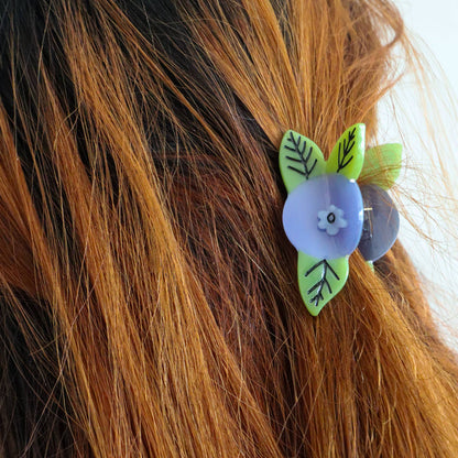 Jenny Lemons Hair Claw Clip - Mini Blueberry