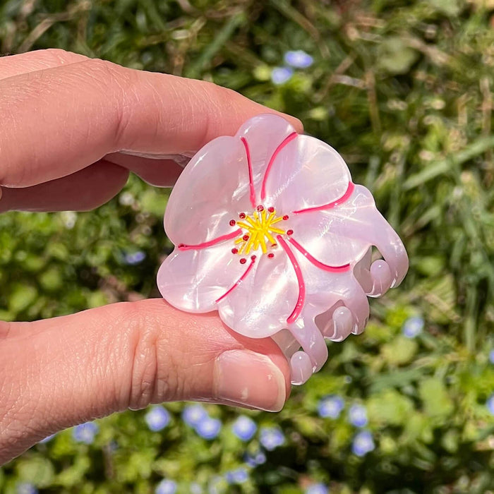 Jenny Lemons Hair Claw Clip - Mini Cherry Blossom