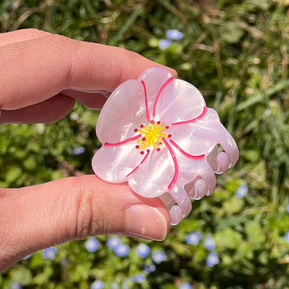 Jenny Lemons Hair Claw Clip - Mini Cherry Blossom